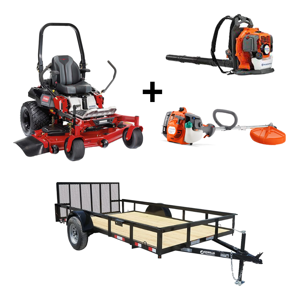 Toro 77293 60" ZMaster Mower Utility Trailer Handheld Package Deal