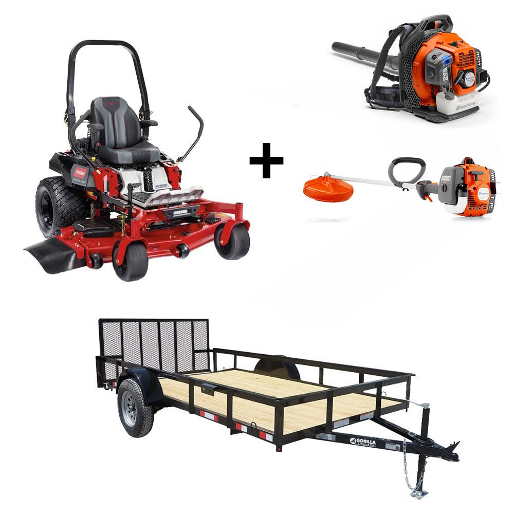 Toro 77293 60" ZMaster Mower Utility Trailer Handheld Package Deal - SLE Equipment - 1