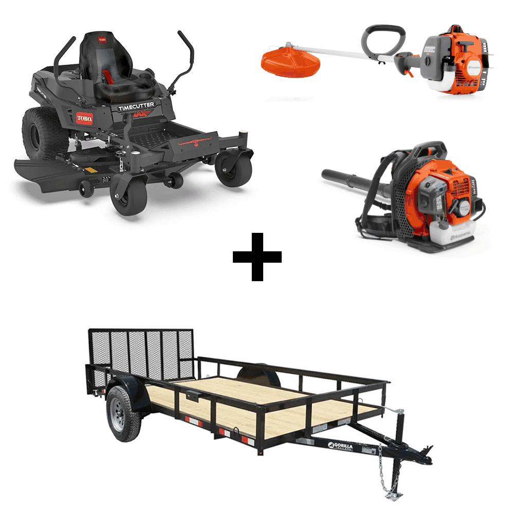 Toro 77506 54" TimeCutter Max Havoc Zero Turn Mower Handheld Utility Trailer Package - SLE Equipment - 1