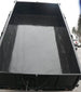 Dump Trailer 6'x12' Heavy Duty Landscape Construction 2 ft Sides 5200 lbs Axles Side Angle