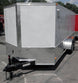 Enclosed Trailer 7'x16' - V - Nose Motorcycle Lawn Mower Storage - SLE Equipment - 1