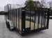 Enclosed Utility Hybrid Trailer 7'x18' with Side Ramp