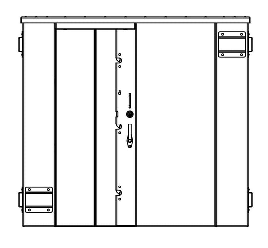 SR84X084G ESP Safety Shelter 84" x 84"- 14 Person 3