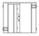 Swisher SR84X084G ESP Safety Shelter 84" x 84" - 14 Person - SLE Equipment - 10