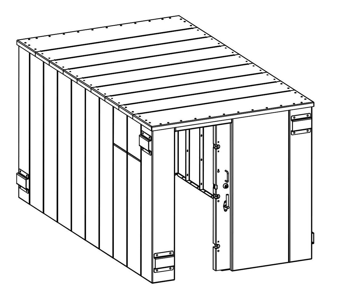 SR84X144G ESP Safety Shelter 84" x 144"- 25 Person Private / 15 Person Business