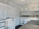 7' X 12' Concession Trailer Woodgrain With Blackout Trim Food Event Catering Interior back right angle picture 