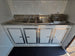 7' X 12' Concession Trailer Woodgrain With Blackout Trim Food Event Catering Sink picture 