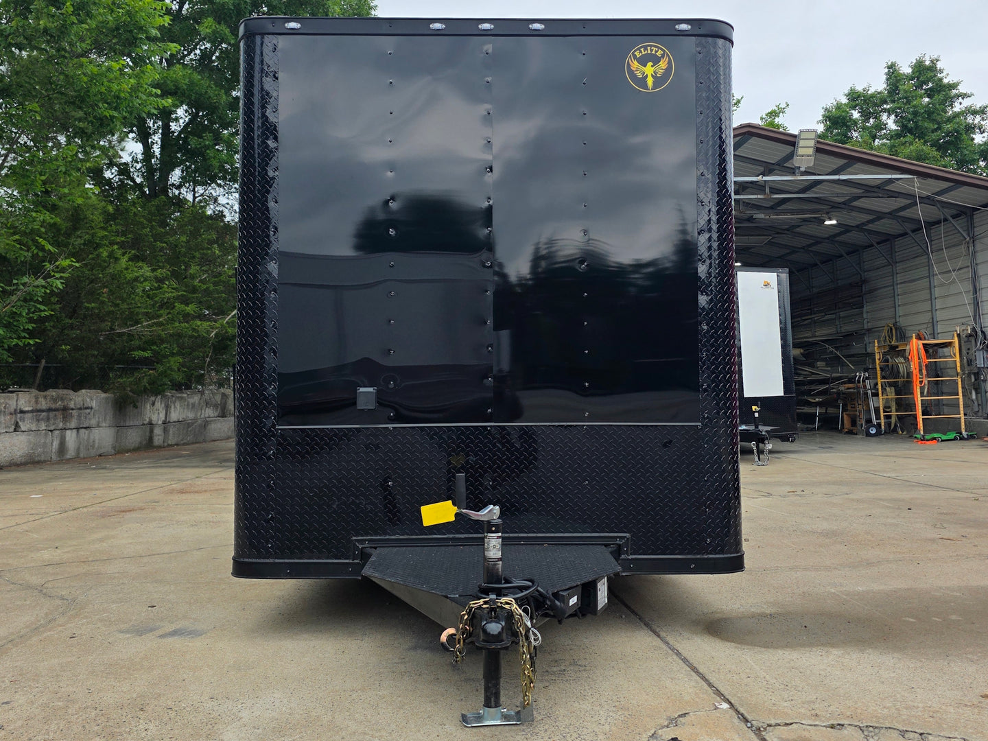 7' X 12' Flat Front Concession Trailer Food Event Catering Front side picture 