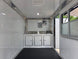 7' X 12' Flat Front Concession Trailer Food Event Catering Interior back side picture 