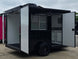 7' X 12' Flat Front Concession Trailer Food Event Catering Open back right angle picture 