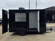 7' X 12' Flat Front Concession Trailer Food Event Catering Open left side picture 