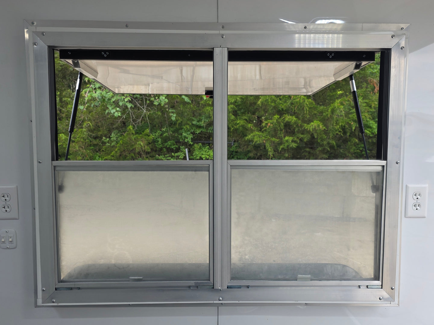 7' X 12' Flat Front Concession Trailer Food Event Catering Window 1 picture 