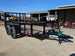 7' X 12' Straight Deck Utility Trailer 18IN Mesh Sides Double Axle 7K GVWR front left angled view picture 