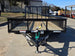 7' X 12' Straight Deck Utility Trailer 18IN Mesh Sides Double Axle 7K GVWRfront view picture 