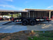 7' X 14' Straight Deck Heavy Duty Utility Trailer (2) 5,200lb Axles 10K GVWR Down left side picture 