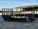 7' X 14' Straight Deck Heavy Duty Utility Trailer (2) 5,200lb Axles 10K GVWR Front left angle picture 
