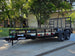 7' X 14' Straight Deck Heavy Duty Utility Trailer (2) 5,200lb Axles 10K GVWR Front right angle picture 