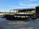 7' X 14' Straight Deck Heavy Duty Utility Trailer (2) 5,200lb Axles 10K GVWR Open front left angle picture 