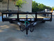 7' X 14' Straight Deck Heavy Duty Utility Trailer (2) 5,200lb Axles 10K GVWR Open front side picture 