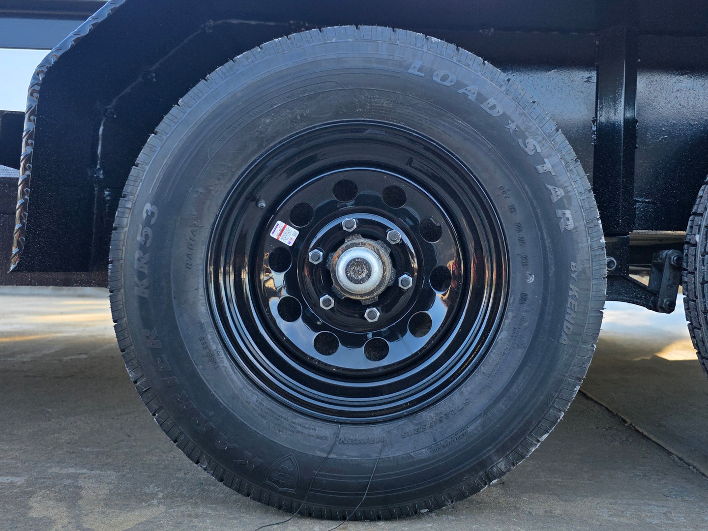 7' X 14' Straight Deck Heavy Duty Utility Trailer (2) 5,200lb Axles 10K GVWR Wheel picture 