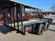 7 X 14 Straight Deck Utility Trailer With 12" Mesh Sides (2) 3,500lb Axles back right angled view picture 