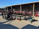 7 X 14 Straight Deck Utility Trailer With 12" Mesh Sides (2) 3,500lb Axles front left angled view picture 