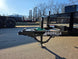 7 X 14 Straight Deck Utility Trailer With 12" Mesh Sides (2) 3,500lb Axles jack and chain view picture 
