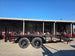 7 X 14 Straight Deck Utility Trailer With 12" Mesh Sides (2) 3,500lb Axles left side view picture 