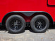 7' X 16' Concession Trailer Victory Red BBQ Event and Catering Axel picture 
