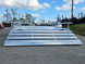 7' x 20' Aluminum Tandem Axle Utility Trailer Open back side picture 
