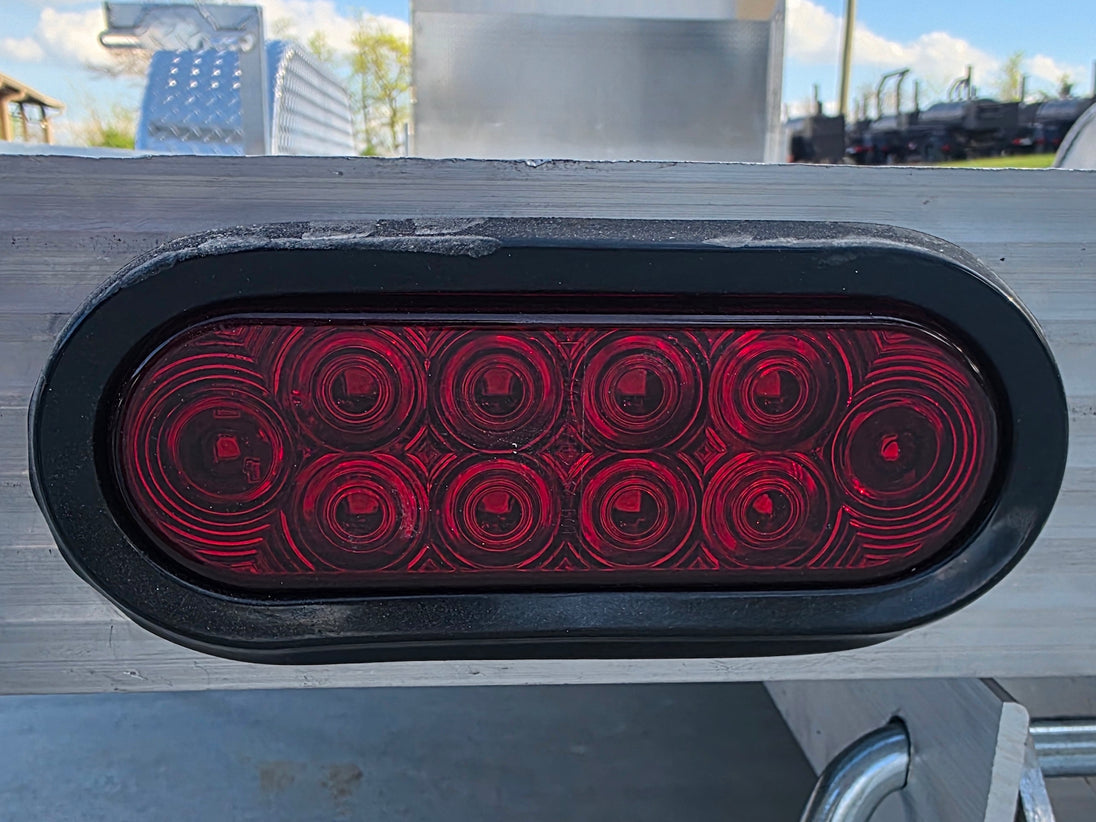 7' x 22' Carhauler (2) 5,200lbs axles Brake light picture 