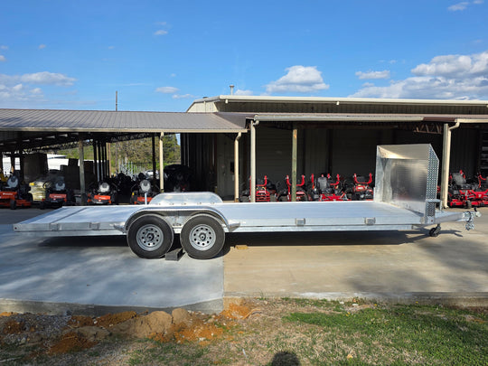 7' x 22' Carhauler (2) 5,200lbs axles Left side picture 