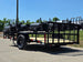 7x12 Dovetail Utility Trailer 3,500lb Axle Back left angle picture 