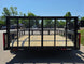 7x12 Dovetail Utility Trailer 3,500lb Axle Back side picture 