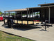 7x12 Dovetail Utility Trailer 3,500lb Axle Open left angle picture 