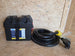 7x14 Black V-Nose Enclosed Trailer Blkout Pkg (2) 7,000lb Axles Elec Pkg Battery picture 