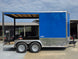 7x14 Enclosed Hybrid 2-3500lb axles Left side picture 