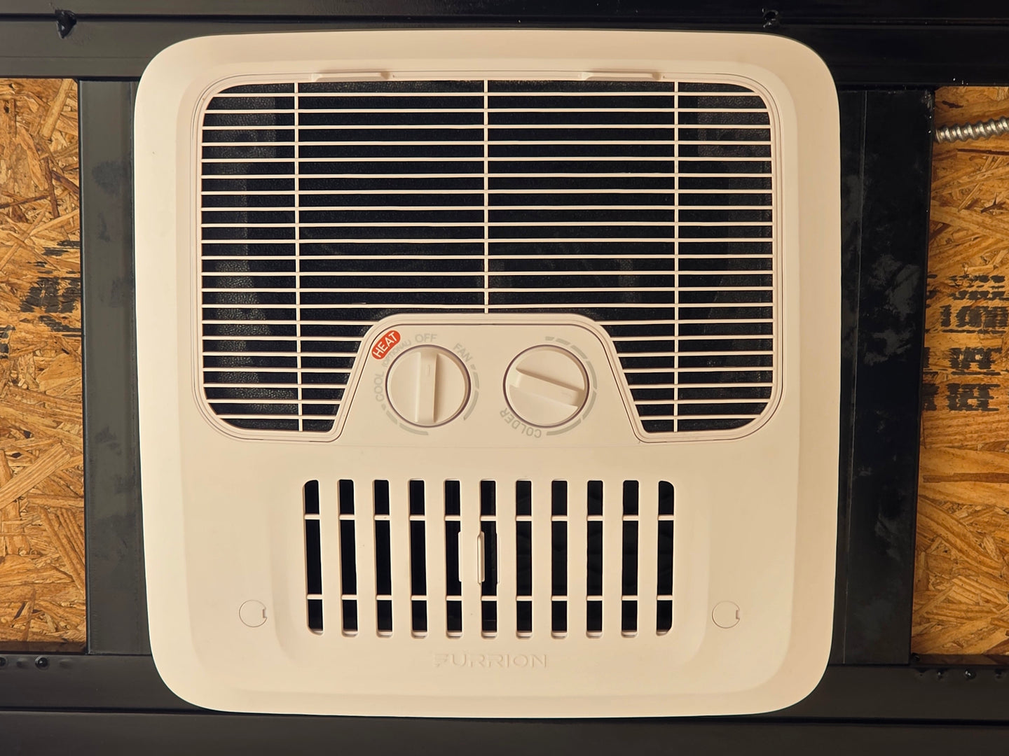 7x14 White Custom Enclosed Trailer with 6' Gate AC unit picture 