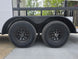 7x14 White Custom Enclosed Trailer with 6' Gate Axel picture 