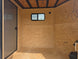 7x14 White Custom Enclosed Trailer with 6' Gate Interior picture 