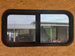 7x14 White Custom Enclosed Trailer with 6' Gate Window picture 
