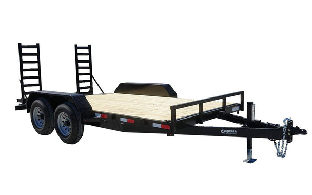 7x14 Equipment Trailer Dovetail 5' Ramps