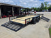 7x16 Dovetail Utility Trailer with 1FT Mesh Side Gate (2) 3500lb Axle 7k GVWR Open back right angle picture 