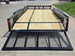 7x16 Dovetail Utility Trailer with 1FT Mesh Side Gate (2) 3500lb Axle 7k GVWR Open back side picture 