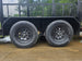 7x16 Powder Coated Straight Deck Utility Trailer with 4.5ft Mesh Sides (2) 3500lb Axles Axle picture 