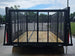 7x16 Powder Coated Straight Deck Utility Trailer with 4.5ft Mesh Sides (2) 3500lb Axles Back side picture 