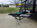 7x16 Straight Deck (2) 5200lb axles 2ft mesh 6ft ladder racks c-channel tongue picture 