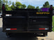 7x16 Telescopic Dump Trailer with 3ft Sides Powder Coated (2) 7K Axles GVWR 14k Back side picture 
