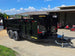 7x16 Telescopic Dump Trailer with 3ft Sides Powder Coated (2) 7K Axles GVWR 14k Front left angle picture 