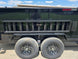 7x16 Telescopic Dump Trailer with 3ft Sides Powder Coated (2) 7K Axles GVWR 14k Ladder picture 